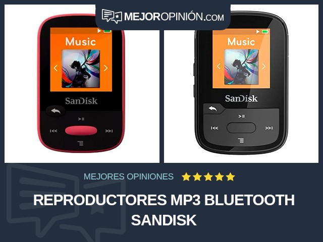 Reproductores MP3 Bluetooth SanDisk