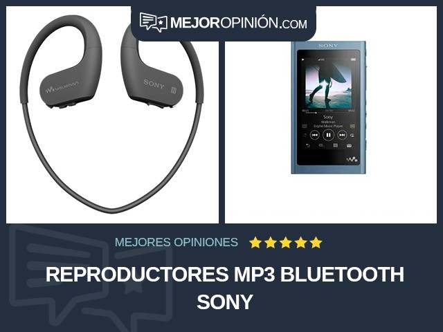 Reproductores MP3 Bluetooth Sony