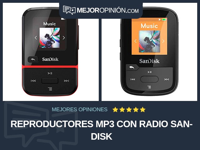 Reproductores MP3 Con radio SanDisk