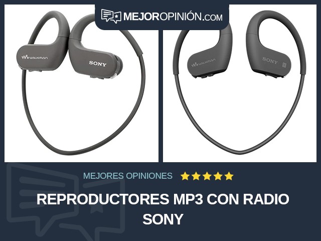 Reproductores MP3 Con radio Sony