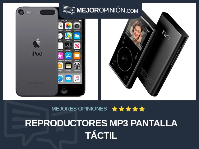 Reproductores MP3 Pantalla táctil