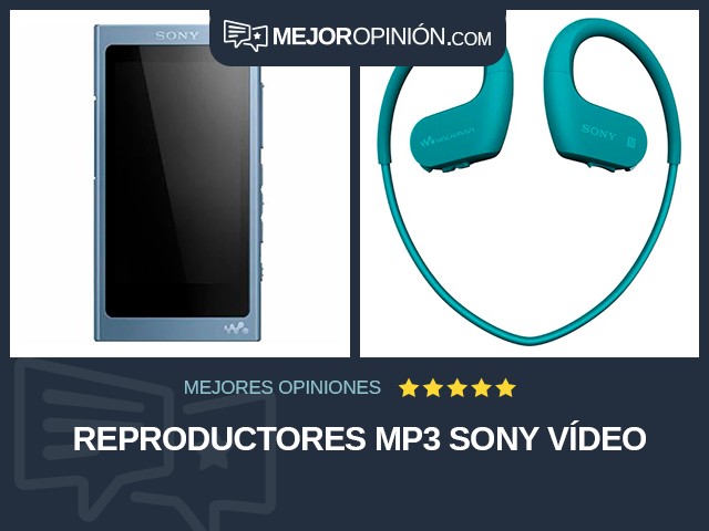 Reproductores MP3 Sony Vídeo