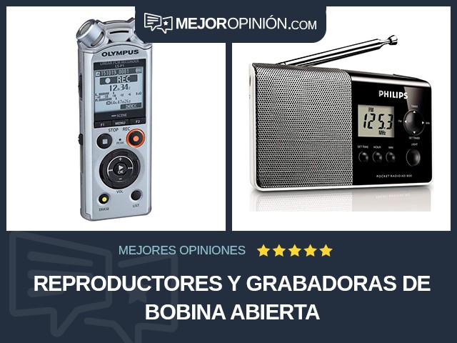 Reproductores y grabadoras de bobina abierta