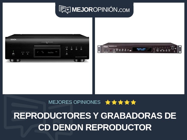 Reproductores y grabadoras de CD Denon Reproductor