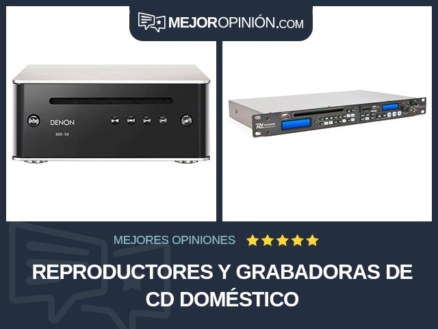 Reproductores y grabadoras de CD Doméstico