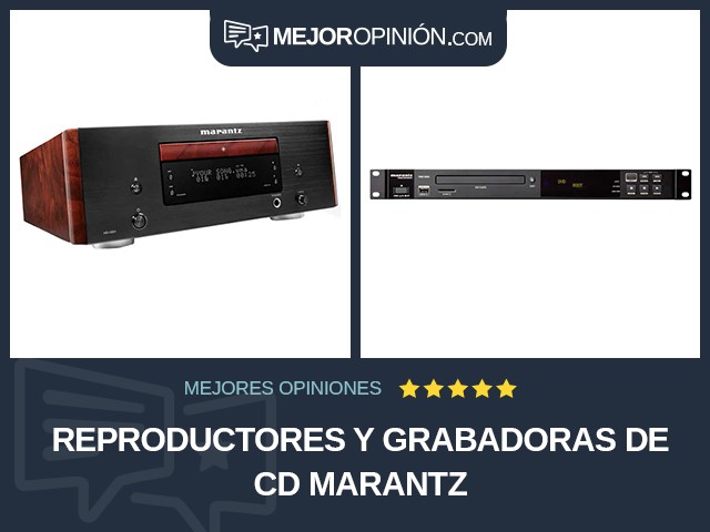 Reproductores y grabadoras de CD Marantz