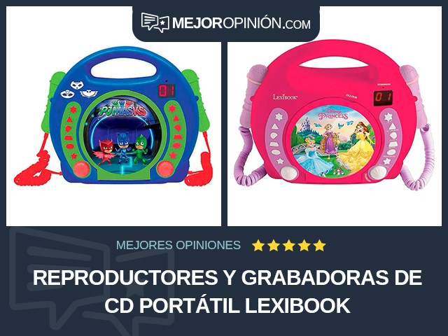 Reproductores y grabadoras de CD Portátil Lexibook