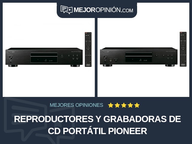 Reproductores y grabadoras de CD Portátil Pioneer
