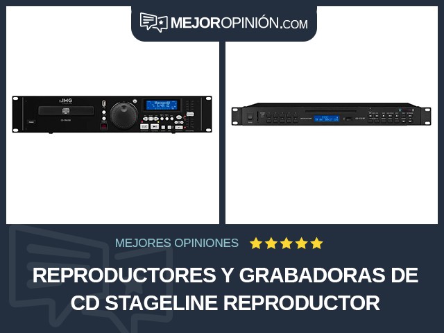 Reproductores y grabadoras de CD Stageline Reproductor