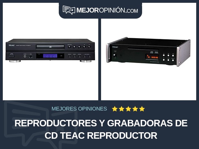 Reproductores y grabadoras de CD TEAC Reproductor