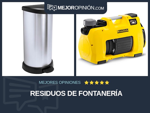 Residuos de fontanería