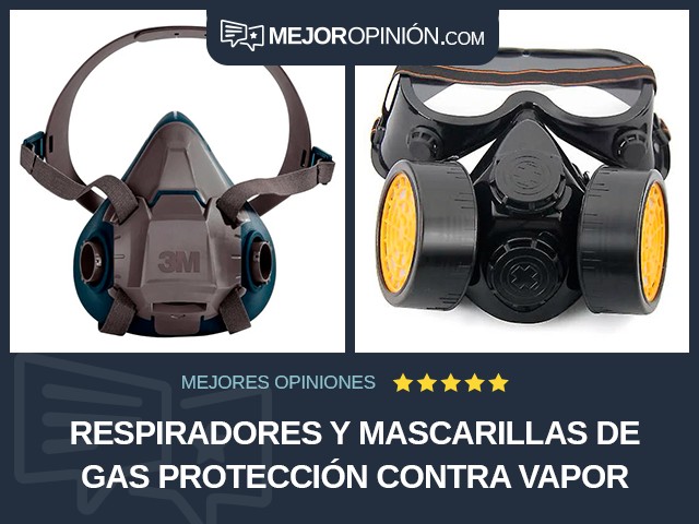 Respiradores y mascarillas de gas Protección contra vapor