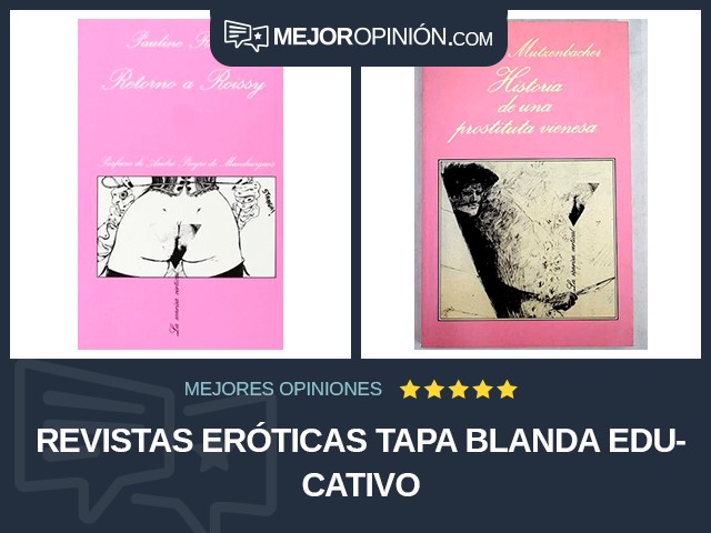 Revistas eróticas Tapa blanda Educativo