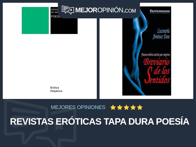 Revistas eróticas Tapa dura Poesía