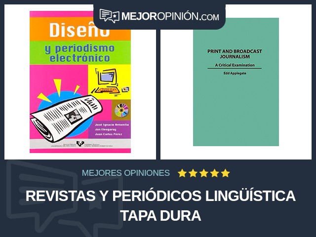 Revistas y periódicos Lingüística Tapa dura