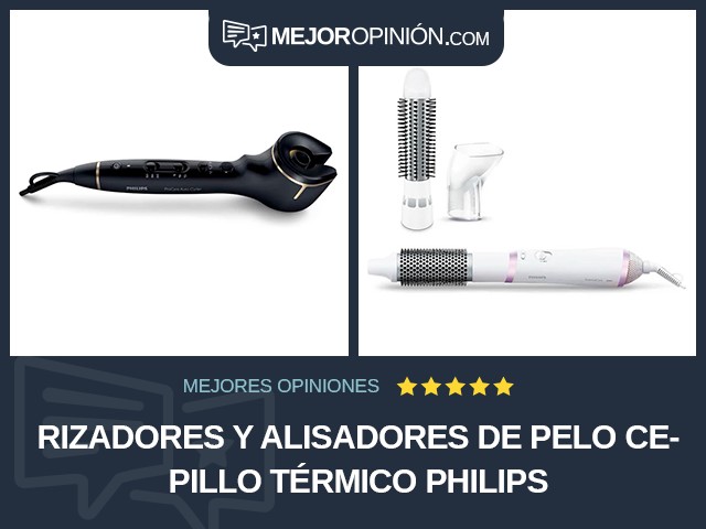 Rizadores y alisadores de pelo Cepillo térmico Philips