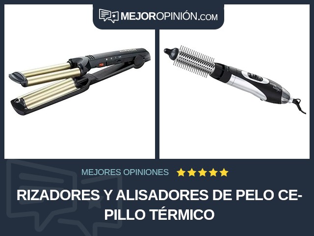 Rizadores y alisadores de pelo Cepillo térmico