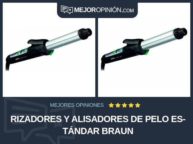 Rizadores y alisadores de pelo Estándar Braun