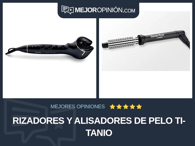 Rizadores y alisadores de pelo Titanio