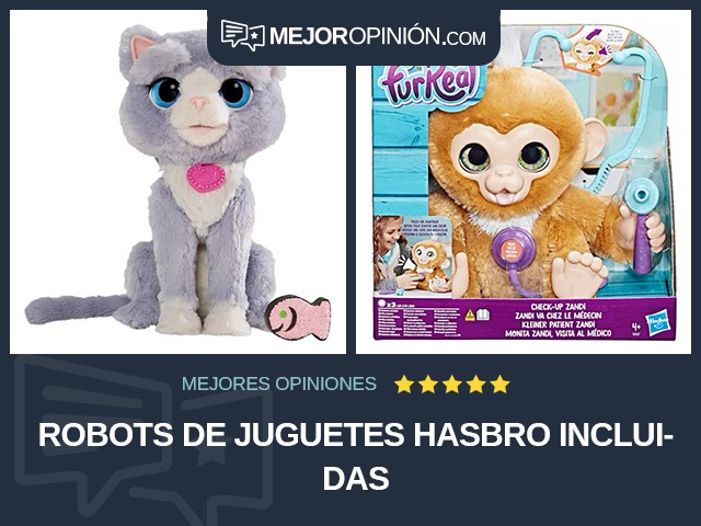 Robots de juguetes Hasbro Incluidas