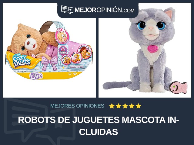 Robots de juguetes Mascota Incluidas