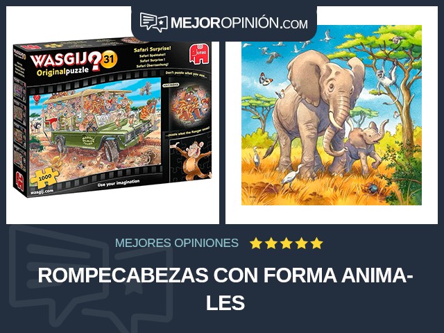 Rompecabezas Con forma Animales