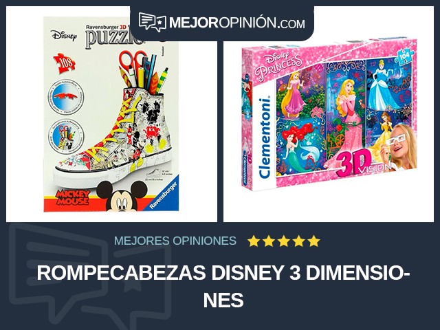 Rompecabezas Disney 3 dimensiones