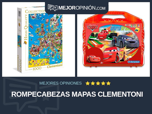 Rompecabezas Mapas Clementoni