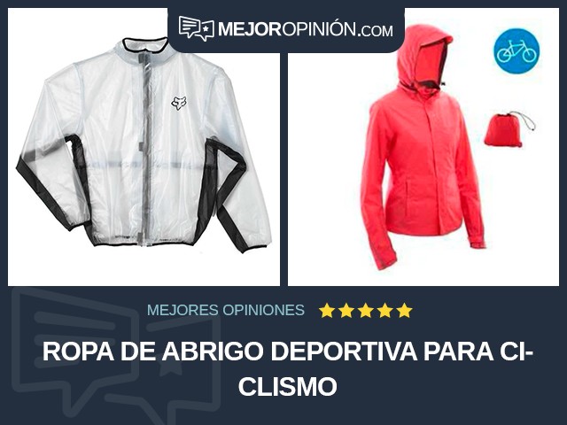 Ropa de abrigo Deportiva Para ciclismo