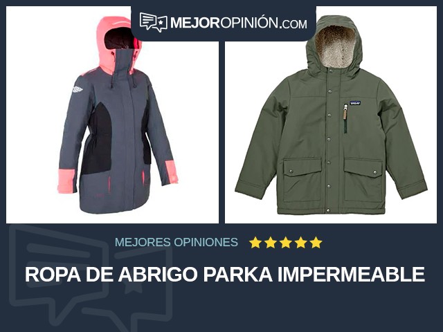 Ropa de abrigo Parka Impermeable