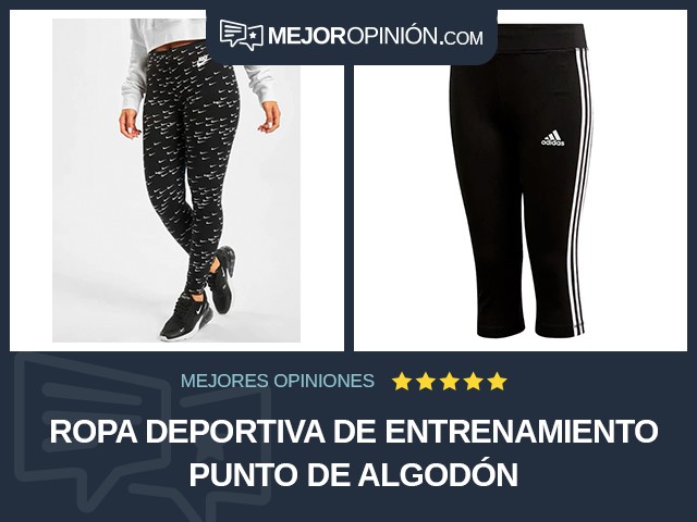 Ropa deportiva De entrenamiento Punto de algodón