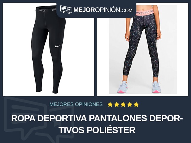 Ropa deportiva Pantalones deportivos Poliéster