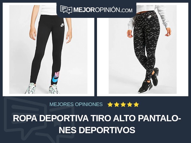 Ropa deportiva Tiro alto Pantalones deportivos