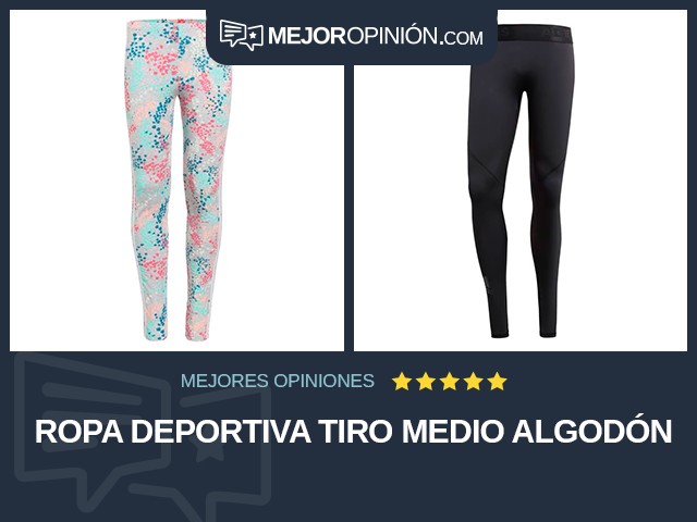 Ropa deportiva Tiro medio Algodón