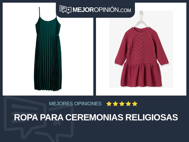 Ropa para ceremonias religiosas