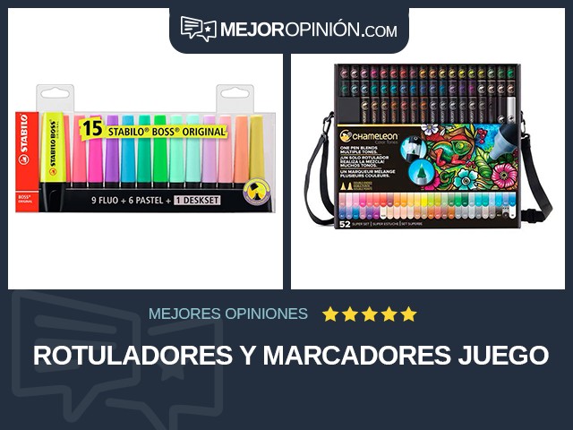 Rotuladores y marcadores Juego