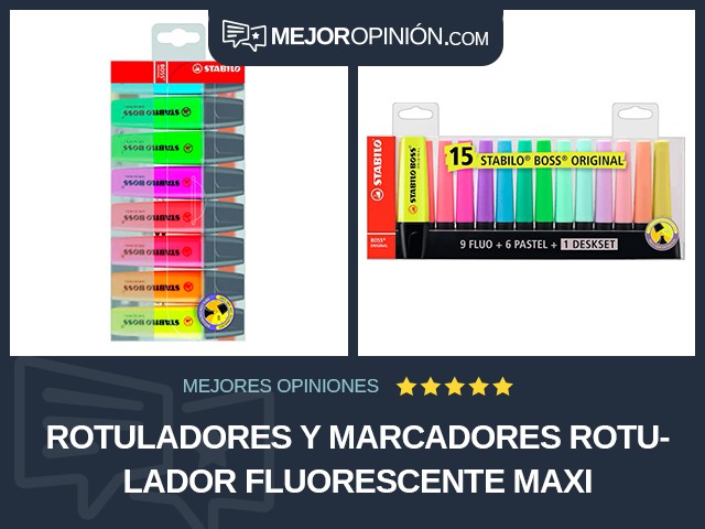 Rotuladores y marcadores Rotulador fluorescente Maxi