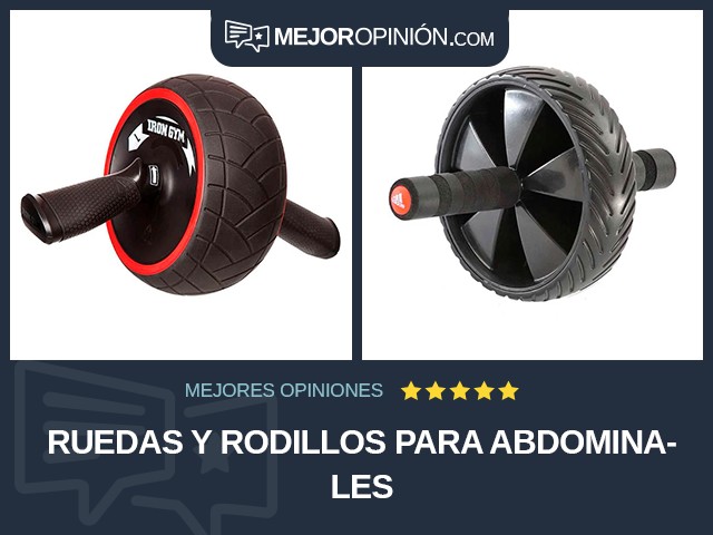 Ruedas y rodillos para abdominales