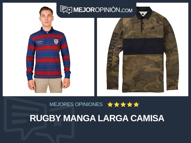 Rugby Manga larga Camisa