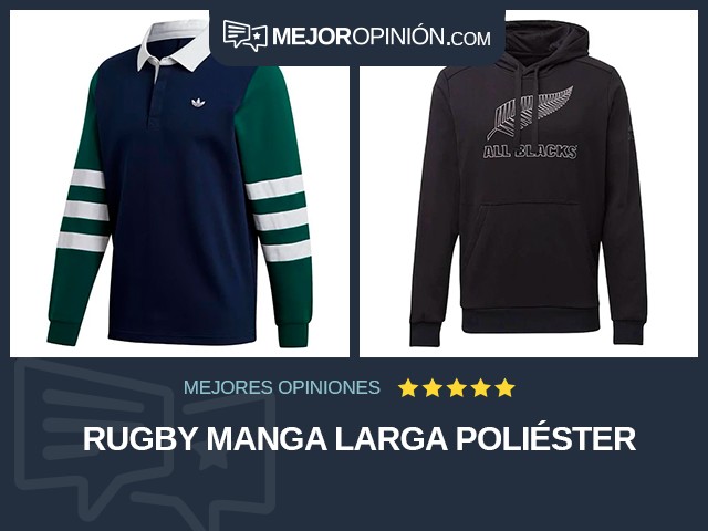 Rugby Manga larga Poliéster