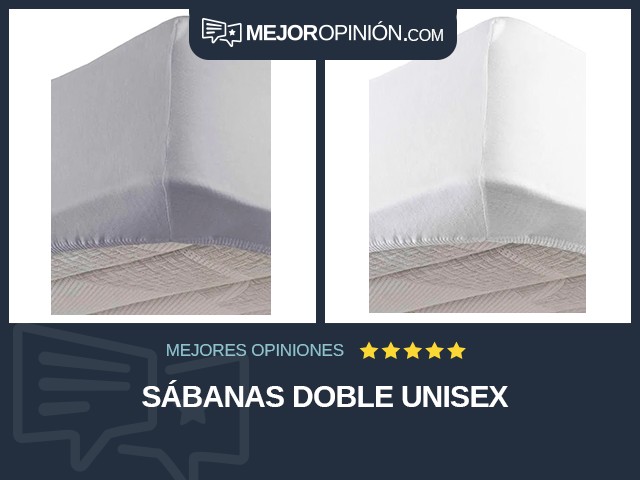 Sábanas Doble Unisex