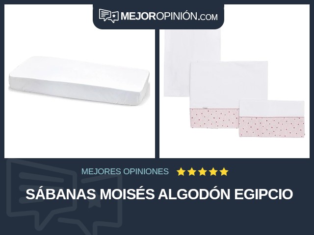 Sábanas Moisés Algodón egipcio