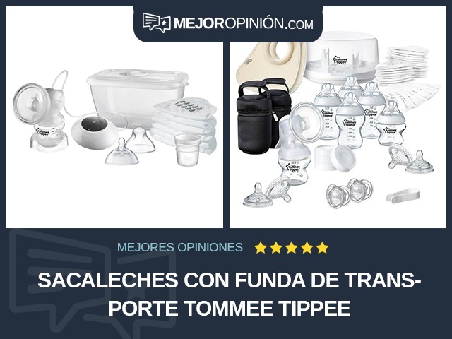 Sacaleches Con funda de transporte Tommee Tippee