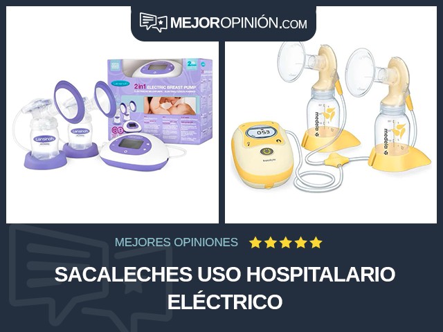 Sacaleches Uso hospitalario Eléctrico