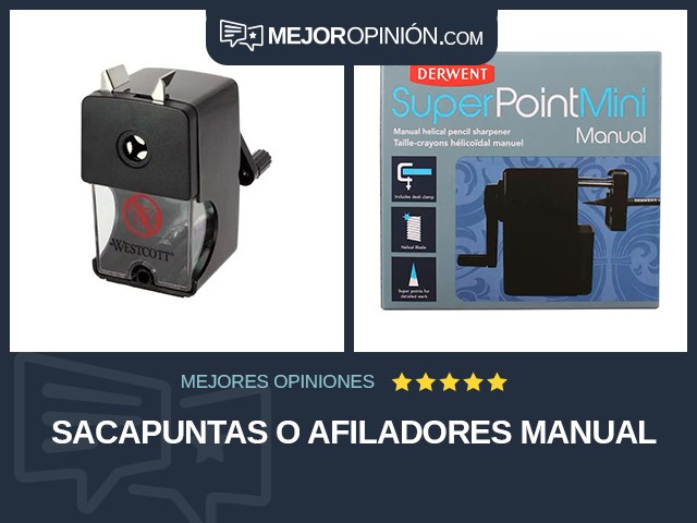 Sacapuntas o afiladores Manual