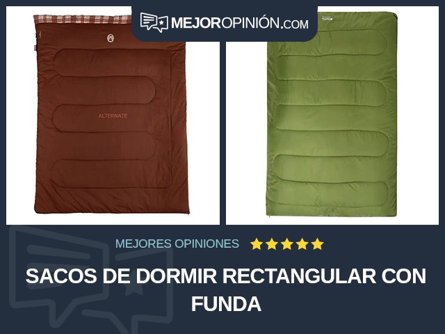 Sacos de dormir Rectangular Con funda