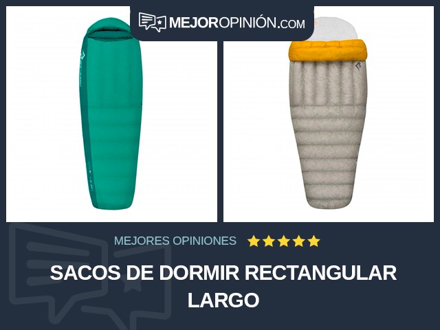 Sacos de dormir Rectangular Largo