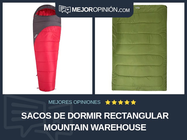 Sacos de dormir Rectangular Mountain Warehouse