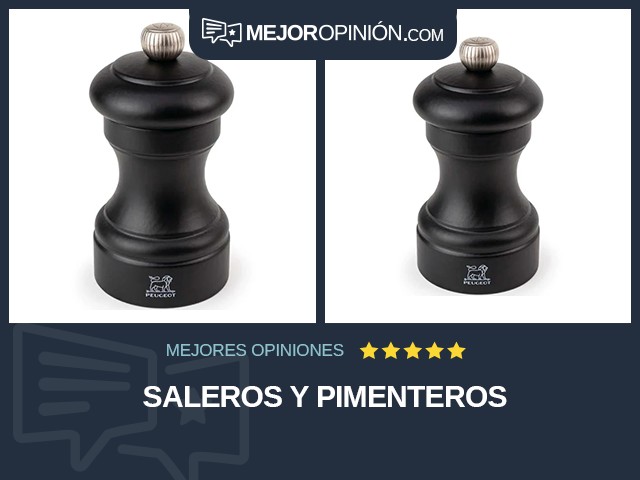 Saleros y pimenteros