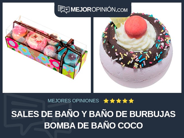 Sales de baño y baño de burbujas Bomba de baño Coco